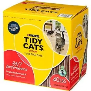 Tidy Cats Scoop 24/7 Performance Continuous Odor Control for Multiple Cats Cat Litter