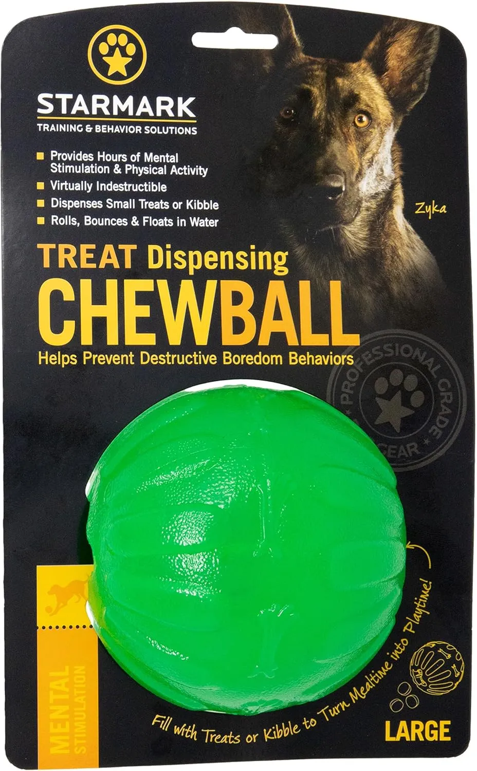 Treat Dispensing Chew Ball, Large