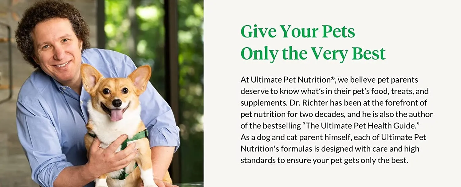 Ultimate Pet Nutrition Canine Detox Tablets Liver & Enviromental Support Dog Supplements - 30 Count