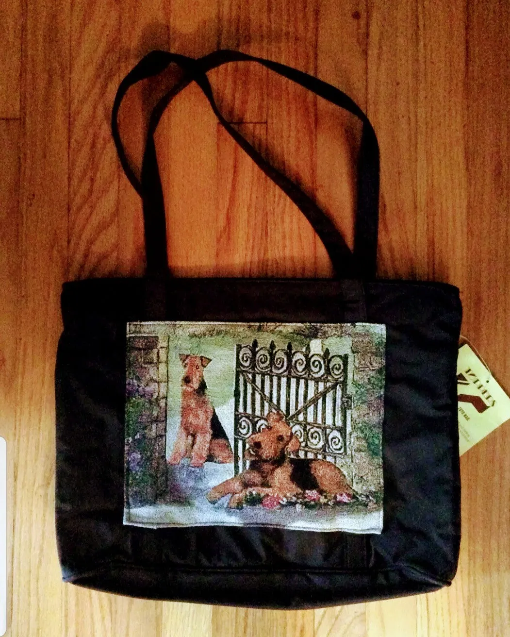 Waterproof Large Tote Airedale Terrier Dog Purse