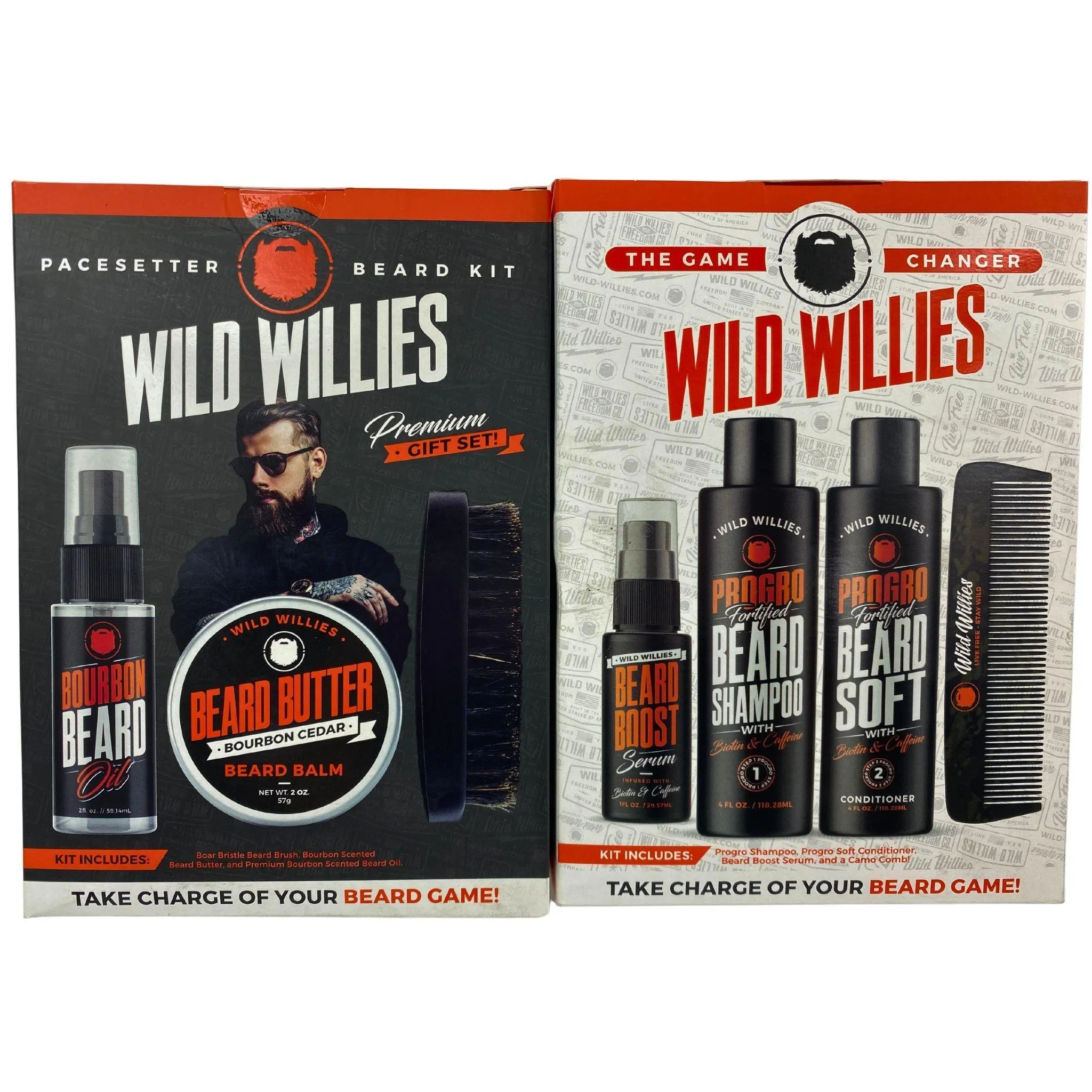 Wild Willies Take Charge of Your Beard Game! Beard Care Kits (30 Pcs Lot)