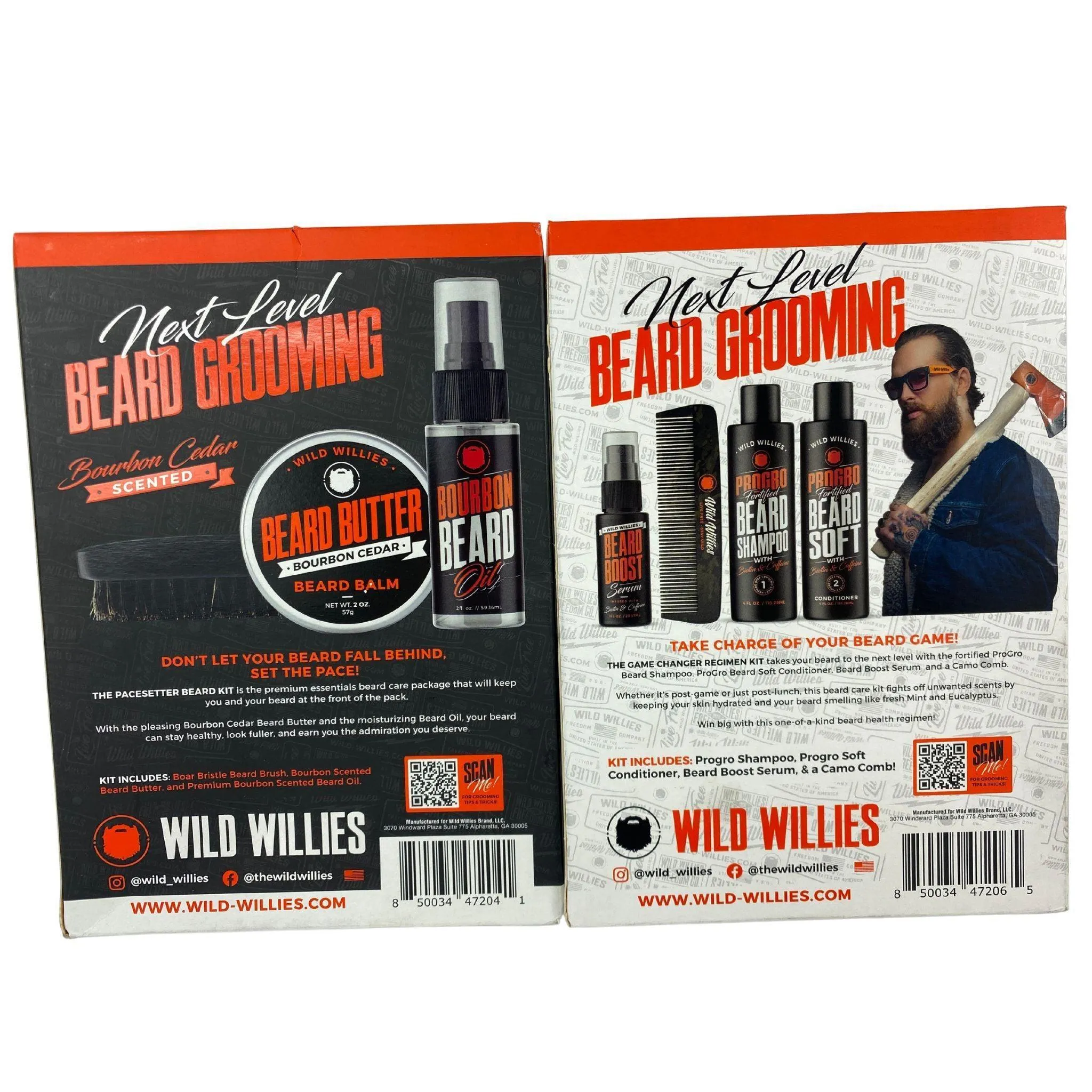 Wild Willies Take Charge of Your Beard Game! Beard Care Kits (30 Pcs Lot)